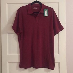 Burgundy polo